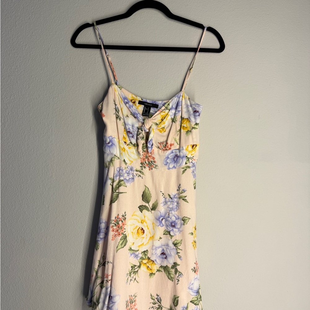 Floral Spaghetti Strap Dress